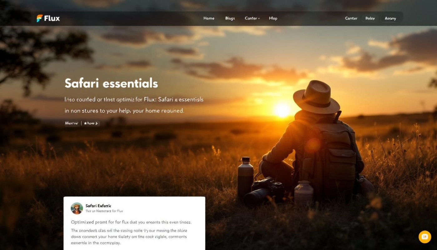 Les essentiels à emporter pour un safari réussi